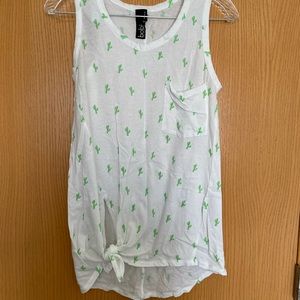 Bobi Cactus Tank with side knot